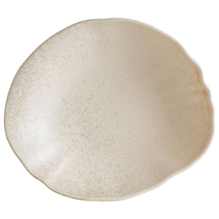 Vase si accesorii bucatarie - Farfurie Ovală din Ceramică Vitrificată Bonna Sahara Tone 30 cm ( SHATON30OV ) – Eleganță Naturală și Durabilitate Premium