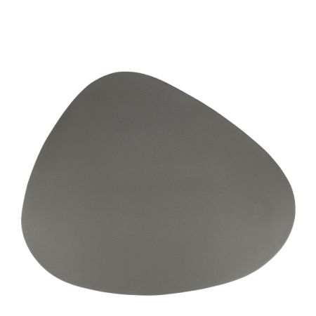 Vase si accesorii bucatarie - Suport de masa din piele, asimetrice, GREY, 45 x 37 cm - 6 Buc / Set