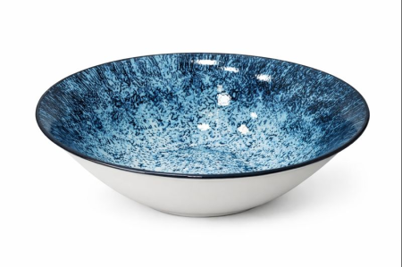 Vase si accesorii bucatarie - Bol din ceramica cu decor Murano, 17.5 cm