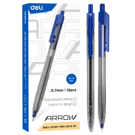 Pix cu Mecanism 0.7 mm Arrow Albastru – DELI [1]