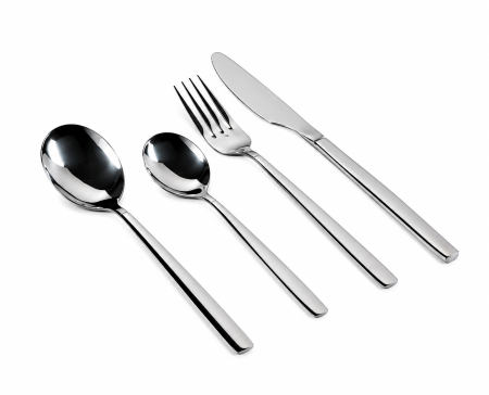 Vase si accesorii bucatarie - Set tacâmuri „Luminis” din inox, 24 de piese