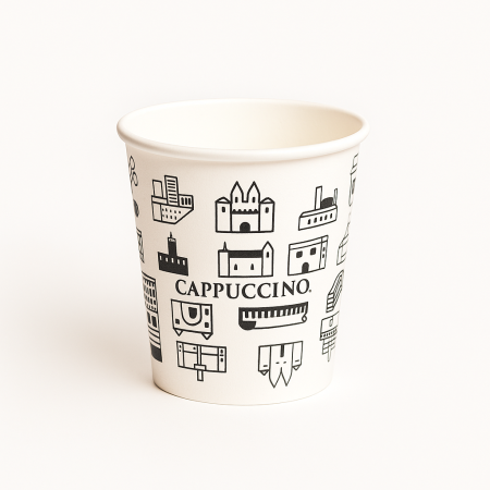 Pahare Carton - Pahar carton 4 oz URBAN pentru bauturi calde, 50 buc/set