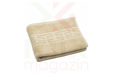Textile - Prosop fata 50x90 cm, 500 gr/mp, produs in pakistan, 100% bumbac, culoare : bej