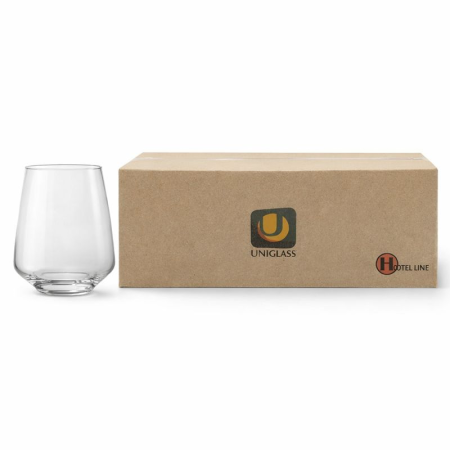 Vase si accesorii bucatarie - Pahare din sticla 350 ml pentru apa - 12 Buc / Set