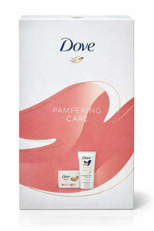 Casete cadou - DOVE Casetă Cadou (Cremă Corp 300ml + Cremă Mâini 75ml) Pampering Care