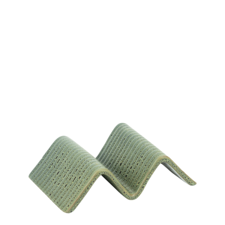 Vase si accesorii bucatarie - Suport simplu pentru taco STREET FOOD, 14.9 x 10.4 x h4.5 cm, crem