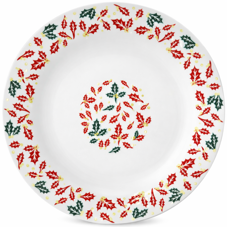Vase si accesorii bucatarie - Farfurie Intinsa Opal Decor Festiv 26.5 Cm
