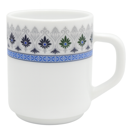 Cani - Cana Opal Ocean 250 ml – Model Clasic cu Border Decorativ Albastru