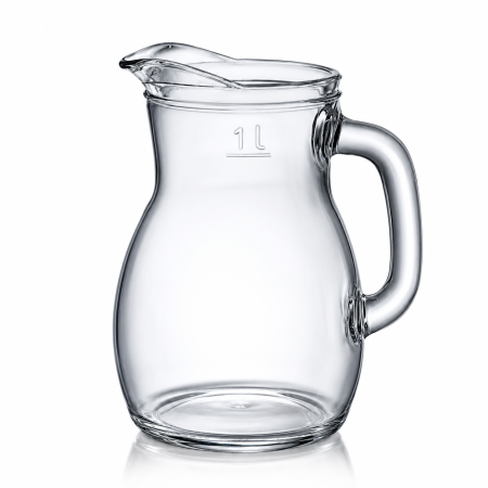 Vase si accesorii bucatarie - Carafa din sticla 1 L Bistro - 6 Buc / Set