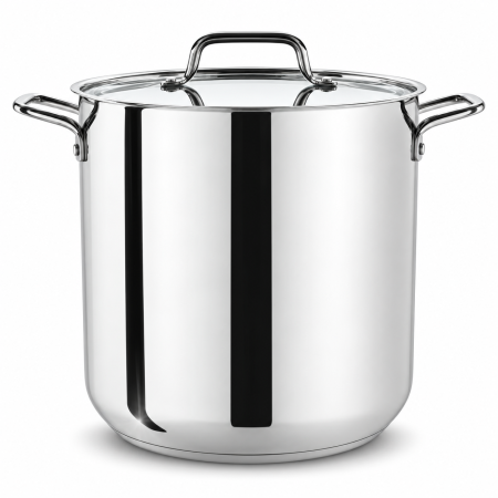 Vase si accesorii bucatarie - Oală din inox cu capac din inox, 26 cm, 13,40 l 