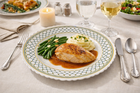 Farfurie Întinsă Opal Royal Mesh 26 cm [1]