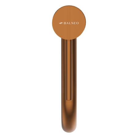 Baterie lavoar Balneo Cascade Model 1, monocomandă, inox AISI 304, finisaj Cupru (Copper) PVD, cartuș ceramic [4]