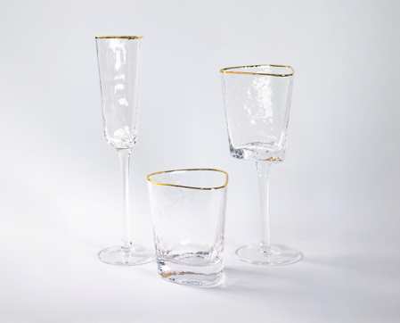 Vase si accesorii bucatarie - Set 3 pahare Crystal - Fantasy