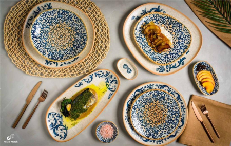 Farfurie întinsă Bonna Alhambra Gourmet 27 cm – Porțelan [2]