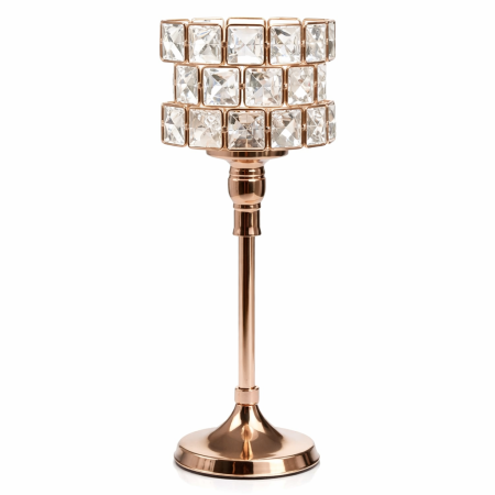 Bricolaj, casa si gradina - Suport Lumânare Lux din Metal – Design Modern cu Elemente Decorative