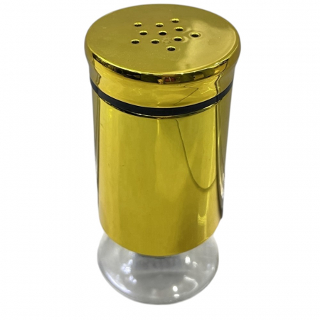 Articole pentru servit - Solniță Gold din Sticlă