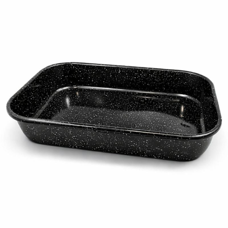 Vase si accesorii bucatarie - Tava pentru friptura emailata 40 x 28 x 7,5 cm