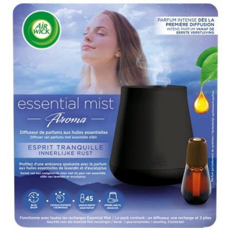 Odorizante - Air wick odorizant camera essential mist ap+rezerva 20ml lavanda&eucalipt