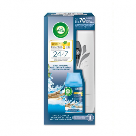 Odorizante - Airwick life scents aparat+rez turquoise oasis 250ml