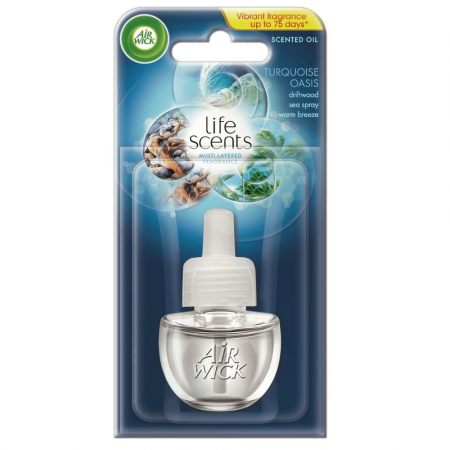 Odorizante - Airwick life scents rezerva 19ml turquoise oasis