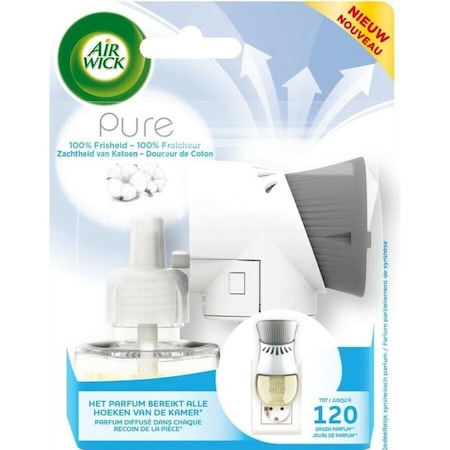 Odorizante - Airwick odorizant camera ap+rez 19ml pure cotton