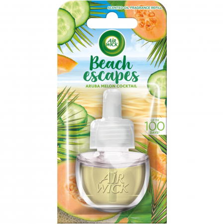 Odorizante - Airwick odorizant camera rezerva 19ml beach escapes melon