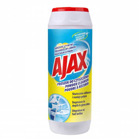 Solutie baie - Ajax praf curatat 450g lemon