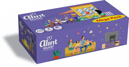 Consumabile hartie - Alint servetele cutie pop up 150buc 2str