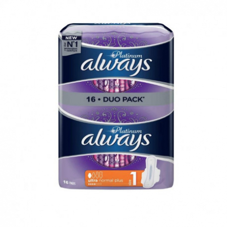 Absorbante - Always absorbante 16buc platinum ultra normal plus