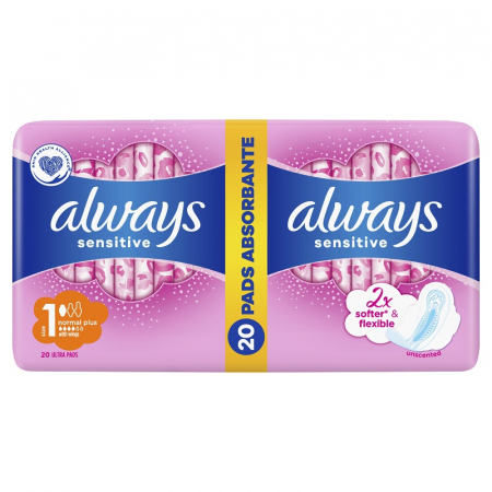 Ingrijirea corpului - Always absorbante 20buc ultra normal plus sensitive