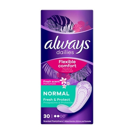 Absorbante - Always absorbante zilnice 30buc fresh protect scent