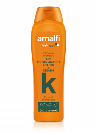 Ingrijirea parului - Amalfi sampon 750ml cu keratina anti electrizare