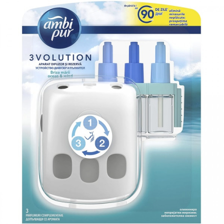 Odorizante - Ambi pur odorizant camera 3volution ap+rezerva 20ml ocean wind