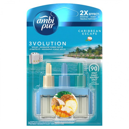 Odorizante - Ambi pur odorizant camera 3volution rezerva 20ml caraibean escape