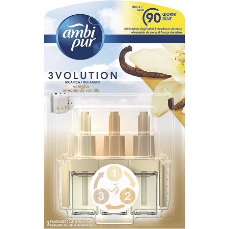 Odorizante - Ambi pur odorizant camera 3volution rezerva 20ml vanilie boeket
