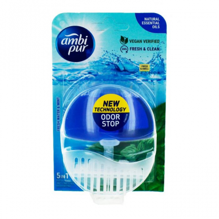 Odorizante wc - Ambi pur odorizant wc 5in1 55ml fresh water mint