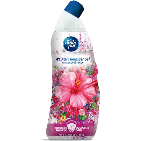 Solutie wc - Ambi pur solutie wc gel 750ml hibiscus rose