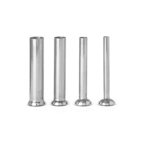 Aparat profesional pentru umplut cârnați, 10 L, inox, 2 viteze, 4 pâlnii incluse [6]