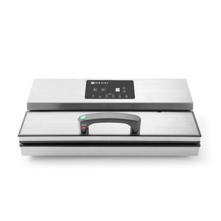 Aparat de vidat profesional Hendi Kitchen Line, 550W, pompa dubla de capacitate mare 16lt/min, inox, 490x260x(H)145 mm [0]