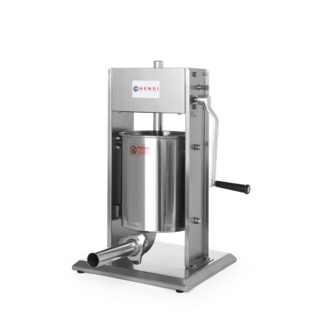 Echipamente Profesionale Bucatarie - Aparat umplut carnati inox,  profesional, manual, capacitate 3 litri, Hendi Profi Line, 3 palnii incluse
