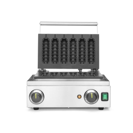 Echipamente bucătărie caldă - Aparat vafe Corn Dog Hendi, 1550w, timer, termostat reglabil 50°C-220°C, 3900x3350x(h)2300mm
