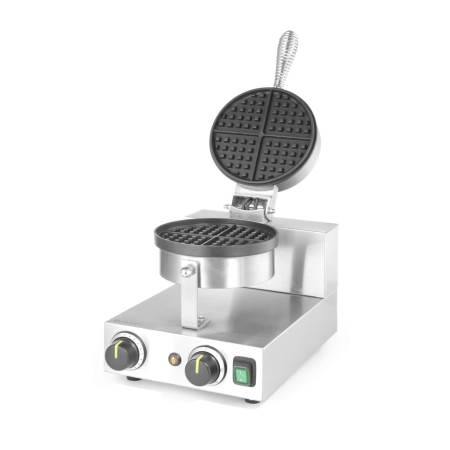 Echipamente bucătărie caldă - Aparat vafe/waffles rotunde Hendi, diametru 19cm, 1000w, timer, termostat reglabil, 2500x3800x(h)5900mm