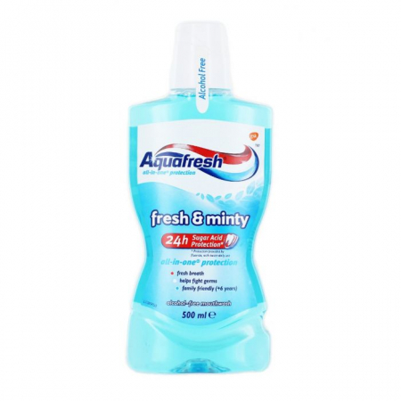Apa de gura - Aquafresh apa gura 500ml all in one fresh mint