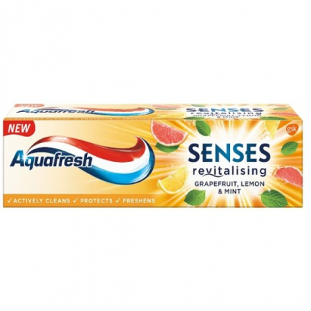 Pasta dinti - Aquafresh pasta dinti 75ml senses energising grapefruit