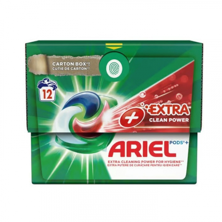 Detergenti rufe - Ariel detergent capsule 12buc extra clean power
