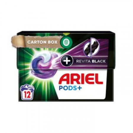 Detergenti rufe - Ariel detergent capsule 12buc revita black