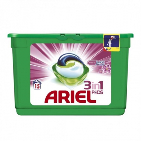 Detergenti rufe - Ariel detergent capsule 15buc pods lenor