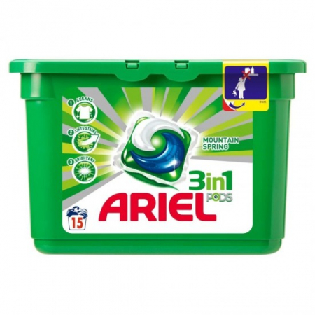 Detergenti rufe - Ariel detergent capsule 15buc pods ms