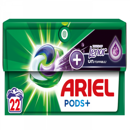 Detergenti rufe - Ariel detergent capsule 22buc touch of lenor lavanda