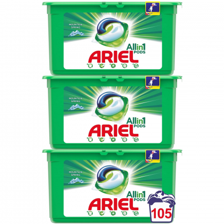 Detergenti rufe - Ariel detergent capsule 3x35buc pods